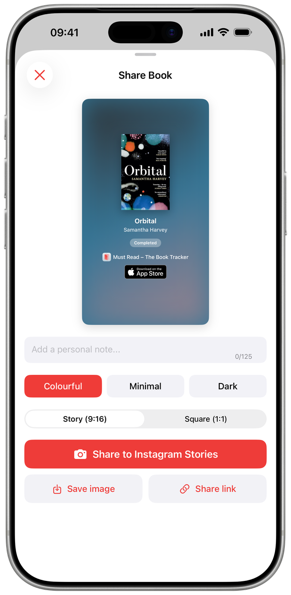 Share cards for Instagram Stories